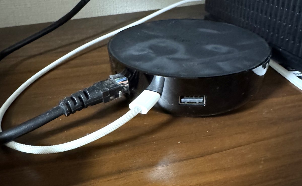 Aqara M200ハブの背面端子